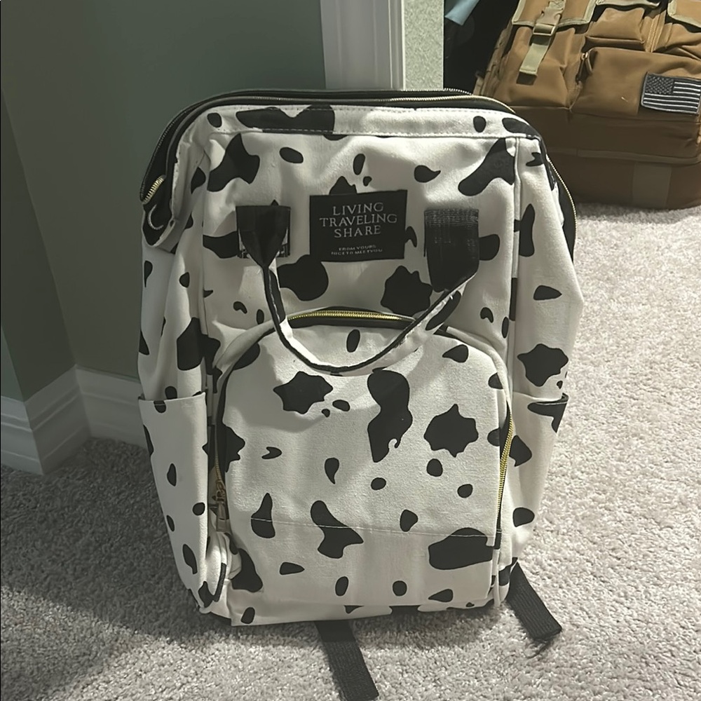 Black and White Backpack